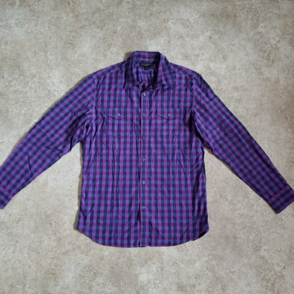 Banana Republic Men's Slim Fit Western Shirt